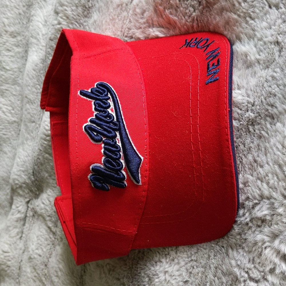 Red/Blue New York visor